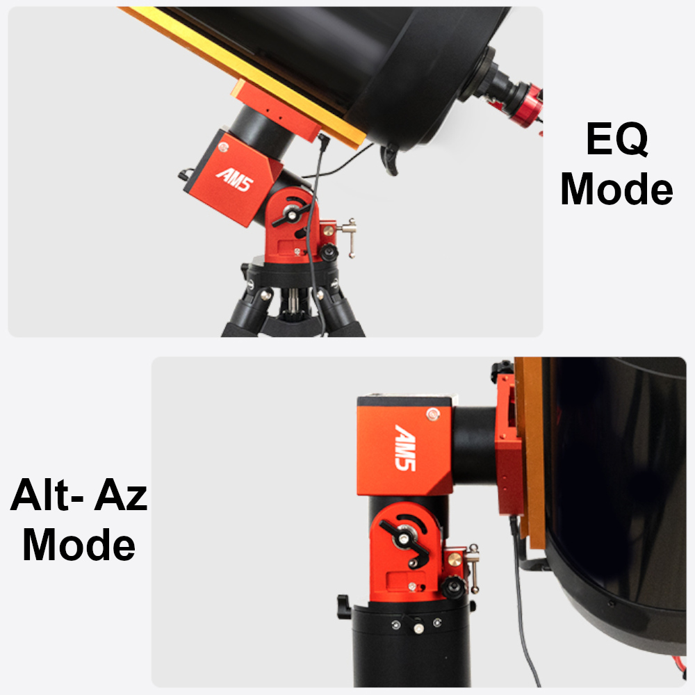 AM5N mount in EQ and AltAz configuration