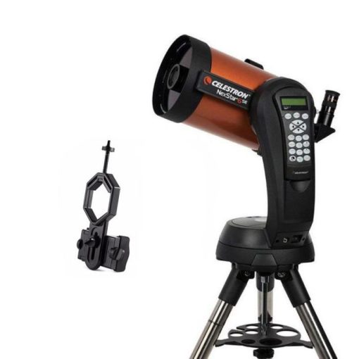 Telescope-Computerized Telescopes-Celestron NexStar 6SE Computerized Telescope        Free Apertura Smartphone Astrophotography Adapter With Purchase- $17.95 Value!