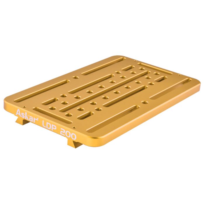 Telescope-Mounting Hardware-Askar Universal Losmandy-Style 200mm Dovetail Plate – Gold Telescope-Mounting Hardware-Askar Universal Losmandy-Style 200mm Dovetail Plate - Gold