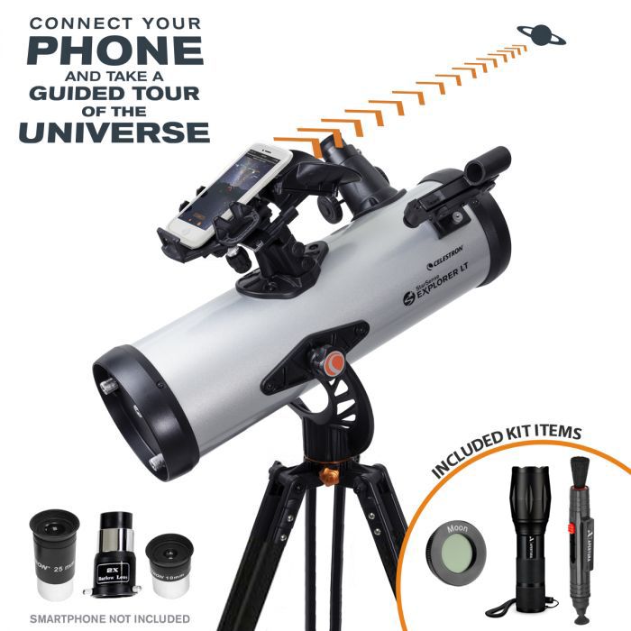 Telescope-Reflecting Telescopes-Celestron StarSense Explorer LT 114AZ Essential Telescope Bundle 2 Telescope-Reflecting Telescopes-Celestron StarSense Explorer LT 114AZ Essential Telescope Bundle - Image 2