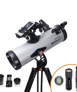 Telescope-Reflecting Telescopes-Celestron StarSense Explorer LT 114AZ Essential Telescope Bundle