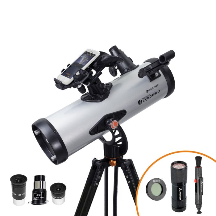 Telescope-Reflecting Telescopes-Celestron StarSense Explorer LT 114AZ Essential Telescope Bundle Telescope-Reflecting Telescopes-Celestron StarSense Explorer LT 114AZ Essential Telescope Bundle