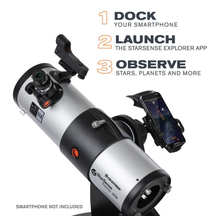 Telescope-DobsonianTelescopes-Celestron StarSense Explorer 114mm Tabletop Dobsonian 3 Telescope-DobsonianTelescopes-Celestron StarSense Explorer 114mm Tabletop Dobsonian - Image 3