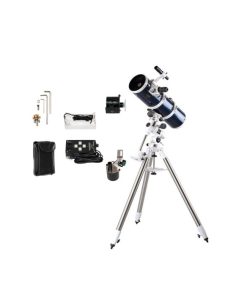 Telescope-Telescope Bundles-Celestron Omni XLT 150 Reflector Telescope with Equatorial Mount and Dual-Axis Motor Drive