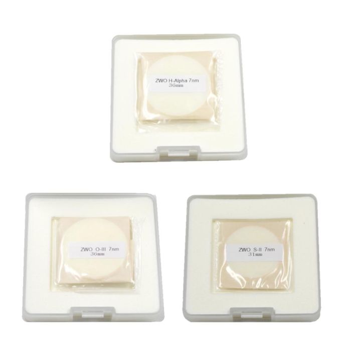 Telescope-Accessories-ZWO 36mm Narrowband Filter Set – OIII, Ha, SII 2 Telescope-Accessories-ZWO 36mm Narrowband Filter Set - OIII, Ha, SII - Image 2