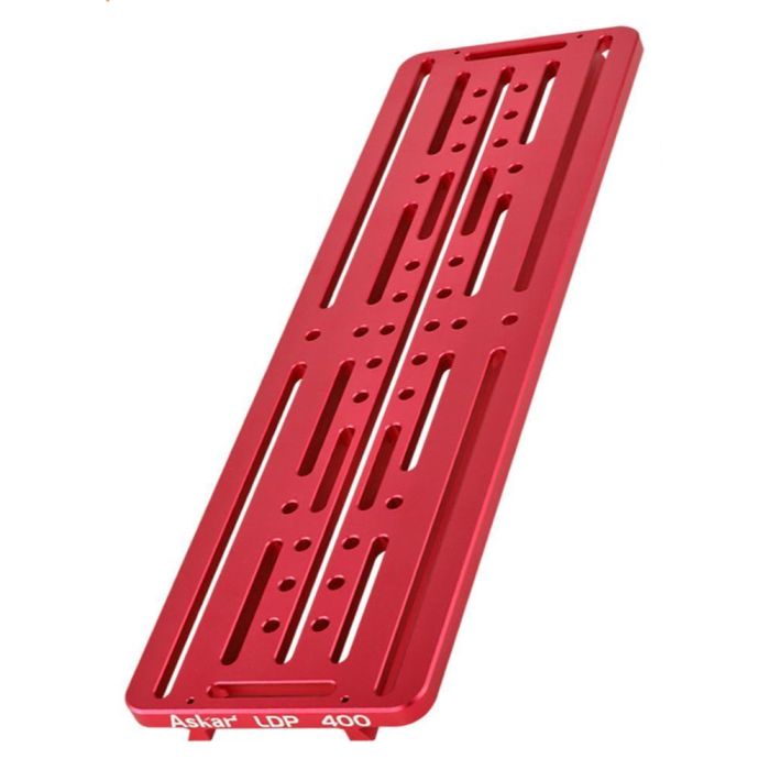 Telescope-Mounting Hardware-Askar Universal Losmandy-Style 400mm Dovetail Plate – red Telescope-Mounting Hardware-Askar Universal Losmandy-Style 400mm Dovetail Plate - red