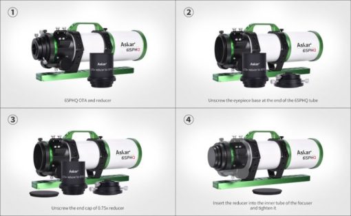 Telescope-Reducers & Correctors-Askar 0.75x Reducer for 65PHQ Refractor - Image 3