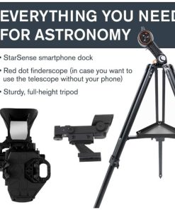 Telescope-Refracting Telescopes-Celestron StarSense Explorer LT 80AZ Essential Telescope Bundle 2