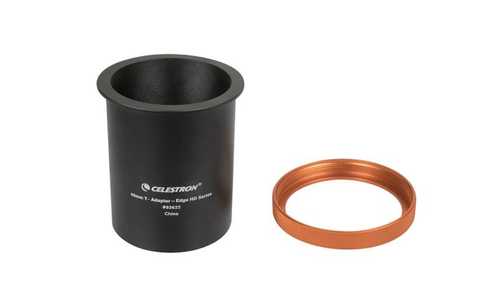 Telescope-Accessories-Celestron T-Adapter, Wide 48mm EdgeHD 9.25/11/14 Telescope-Accessories-Celestron T-Adapter, Wide 48mm EdgeHD 9.25/11/14