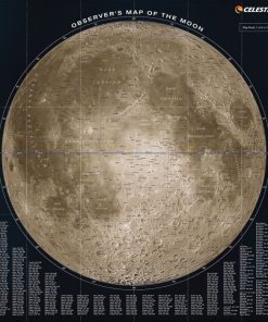 Telescope-Learning & Gifts & Fun-Celestron Deluxe Folding Moon Map 2