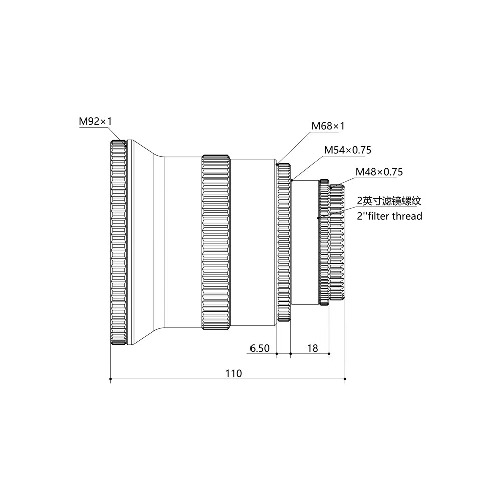 Askar 185APO Reducer Adapter Mechanical Drawing