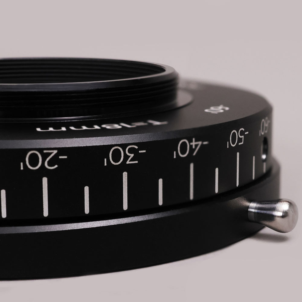 Close up of Askar Focal Plane Adjuster Scale