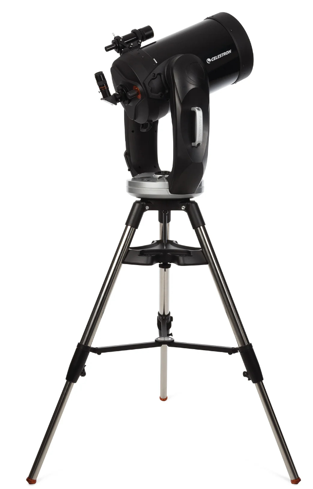 Celestron CPC XLT 1100 on tripod right pointing