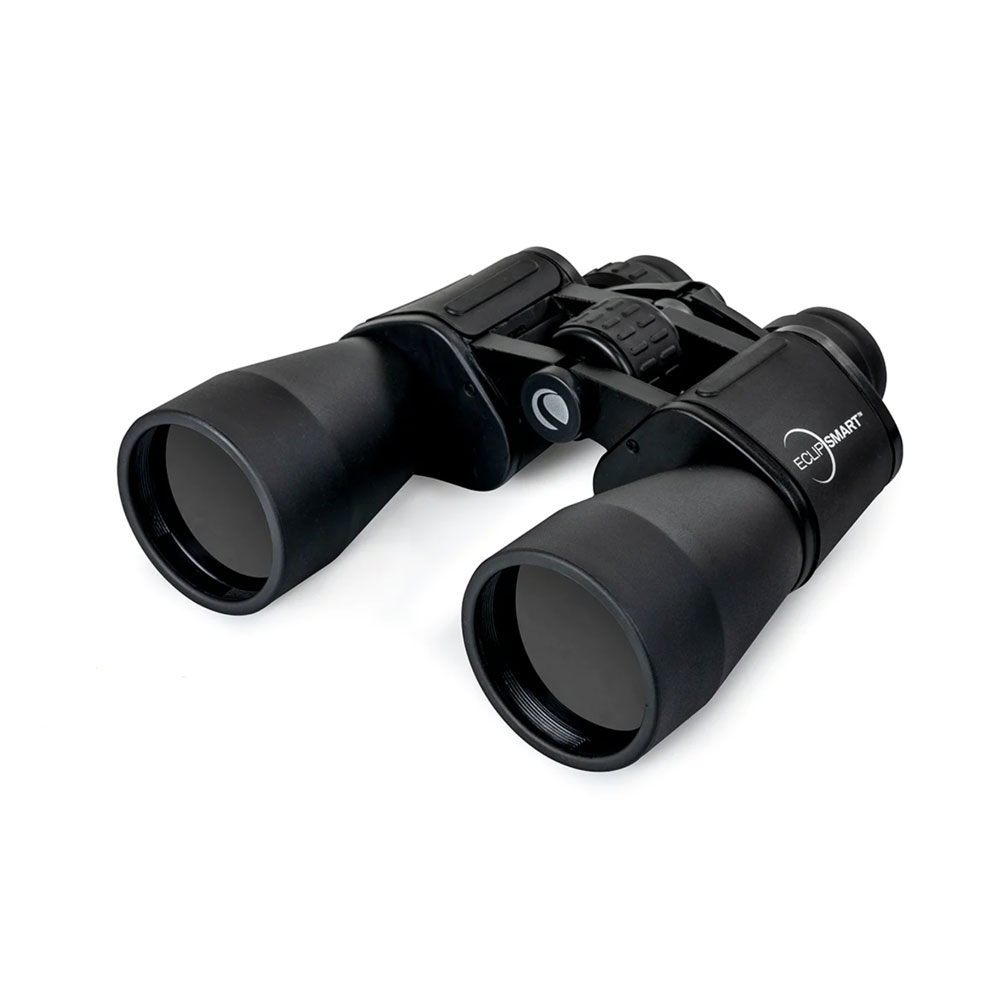 Celestron EclipSmart Porro Binoculars with Lenses Showing