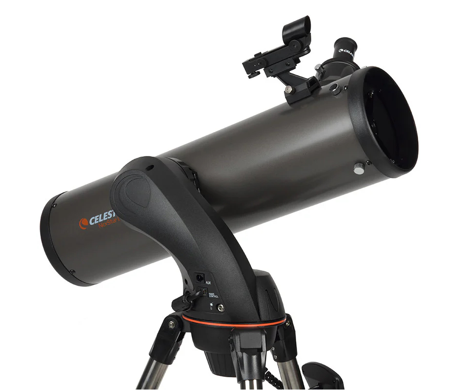 Celestron SLT 130 left side up close 