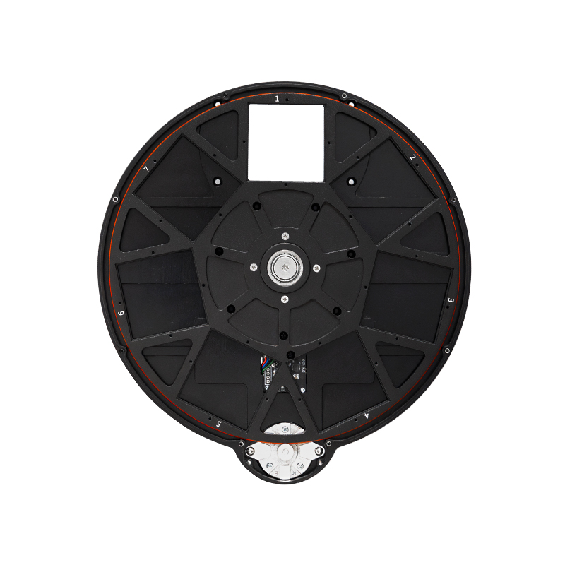 {{Close up of the filter wheel open}}