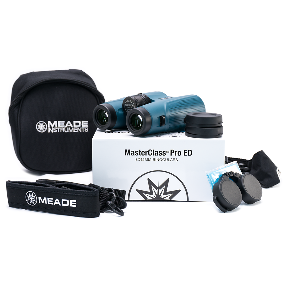 Meade Masterclass Binoculars entire package image