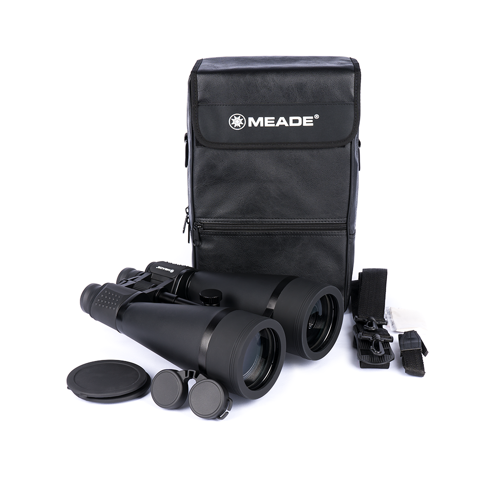 Meade 20 x 80 Astro Binoculars and included accessories