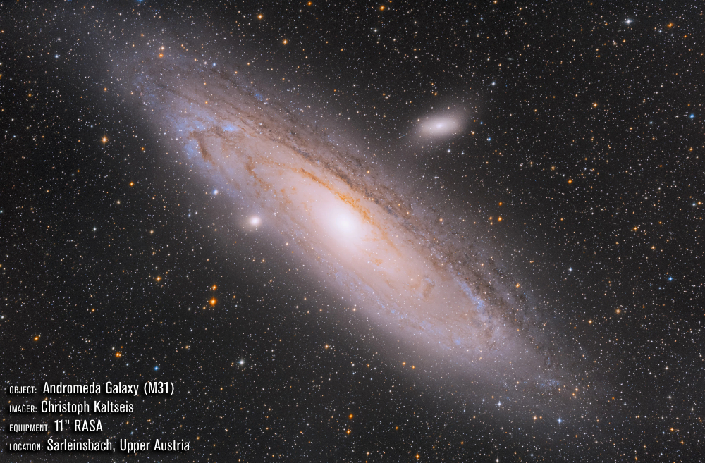 Andromeda Galaxy Captured by RASA 11