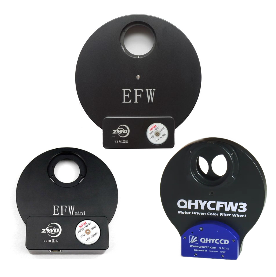 ZWO and QHY EFWs and drawer