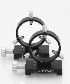 Telescope-Mounting Hardware-ADM Accessories 75 mm Guidescope Ring Set for D Series Dovetail Bars