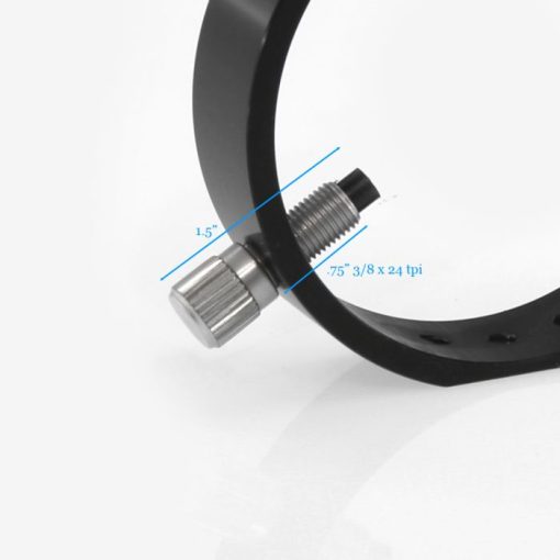Telescope-Mounting Hardware-ADM Accessories 90 mm Guidescope Ring Set for D Series Dovetail Bars - Image 2