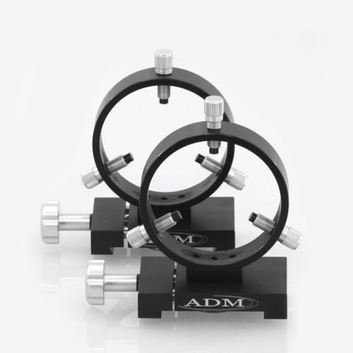 Telescope-Mounting Hardware-ADM Accessories 90 mm Guidescope Ring Set for D Series Dovetail Bars