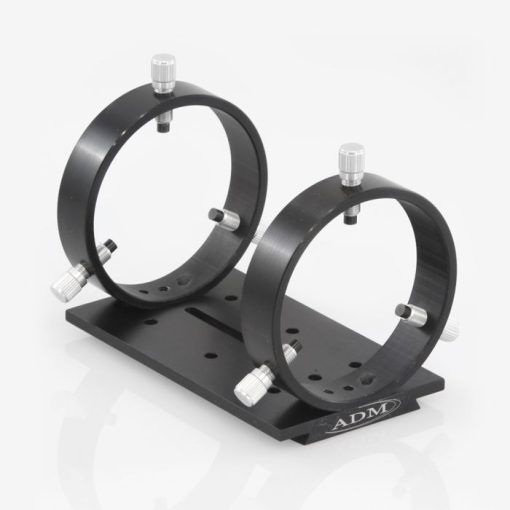 Telescope-Mounting Hardware-ADM 100 mm Guidescope Ring Set with 7" Universal Dovetail - Image 2