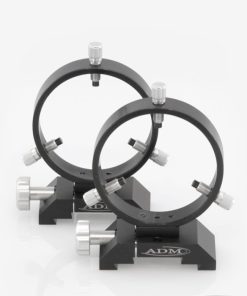 Telescope-Mounting Hardware-ADM Dual Series 100 mm Adjustable Guidescope Ring Set