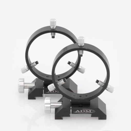 Telescope-Mounting Hardware-ADM Dual Series 100 mm Adjustable Guidescope Ring Set