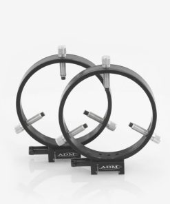 Telescope-Mounting Hardware-ADM 125 mm Adjustable Guidescope Rings for Mini Dovetail Bar