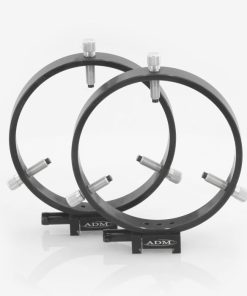 Telescope-Mounting Hardware-ADM 150 mm Adjustable Guidescope Rings for Mini Dovetail Bar