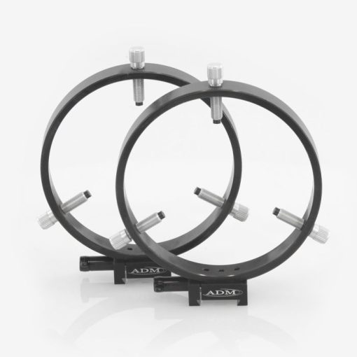 Telescope-Mounting Hardware-ADM 150 mm Adjustable Guidescope Rings for Mini Dovetail Bar