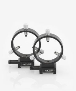 Telescope-Mounting Hardware-ADM 75 mm Adjustable Guidescope Rings for Mini Dovetail Bar