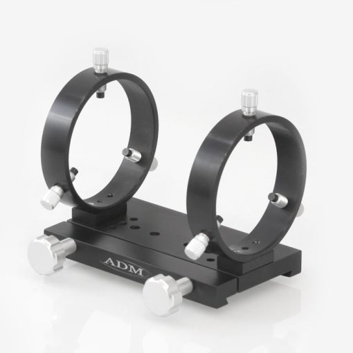 Telescope-Mounting Hardware-ADM Accessories 100 mm Guidescope Ring Set w/Single 7" Dovetail Adapter