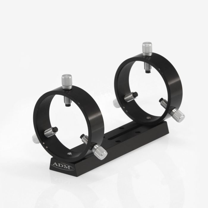 Telescope-Mounting Hardware-ADM Accessories V Series Universal Dovetail Bar with 75 mm Rings Telescope-Mounting Hardware-ADM Accessories V Series Universal Dovetail Bar with 75 mm Rings