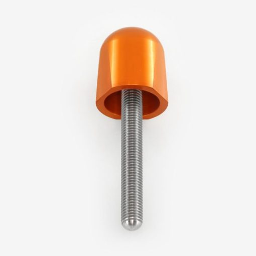 Telescope-Replacement Parts-ADM CGEM Knob Upgrade - Orange Anodized Altitude Knob - Image 2