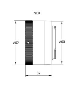 Telescope-Accessories-Askar M54-M48 Camera Adapter for Sony E/NEX 2