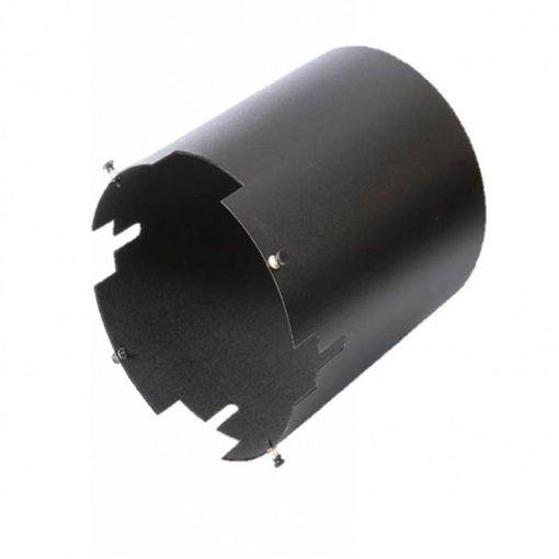 Telescope-Dew & Moisture Protection-Astrozap Aluminum Dew Shield with Notches for Celestron 8" CGX and AVX RASA Telescopes - Texture Black - Image 3