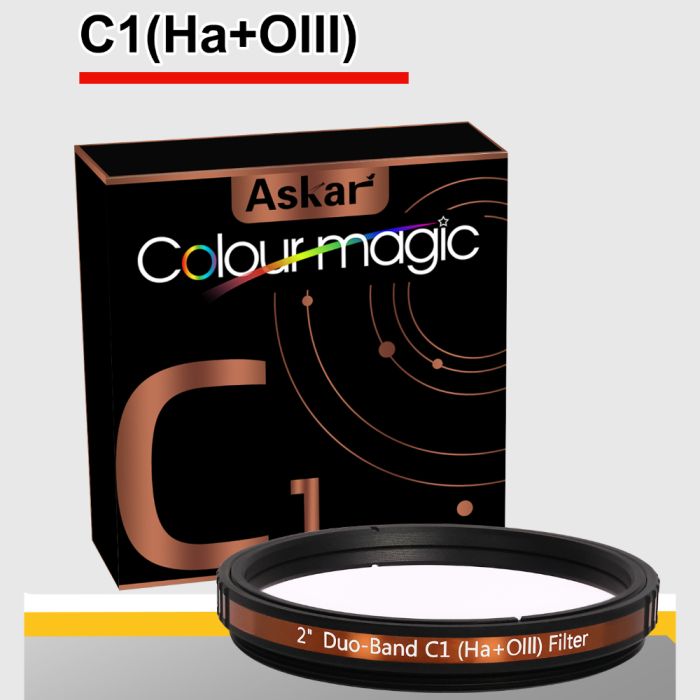 Telescope-Accessories-Askar C1 ColourMagic 2″ Duo-band Filter – Ha and OIII 2 Telescope-Accessories-Askar C1 ColourMagic 2" Duo-band Filter - Ha and OIII - Image 2