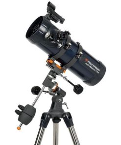 Telescope-Reflecting Telescopes-Celestron AstroMaster 114 EQ – 114 mm Newtonian Reflector Telescope on Equatorial Mount