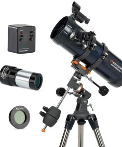 Telescope-Reflecting Telescopes-Celestron AstroMaster 114EQ Telescope Bundle