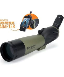 Telescope-Spotting Scopes-Celestron Ultima 80mm 20-60X Angled Spotting Scope with Smartphone Adapter