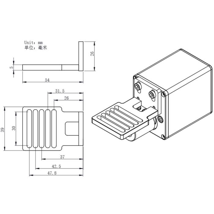 Telescope-Focusers-ZWO EAF Bracket for Takahashi Telescopes 2 Telescope-Focusers-ZWO EAF Bracket for Takahashi Telescopes - Image 2