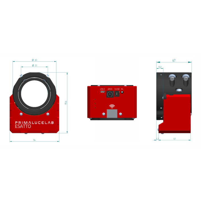 Telescope-Focusers-PrimaLuceLab ESATTO 2″ Robotic Microfocuser 3 Telescope-Focusers-PrimaLuceLab ESATTO 2" Robotic Microfocuser - Image 3