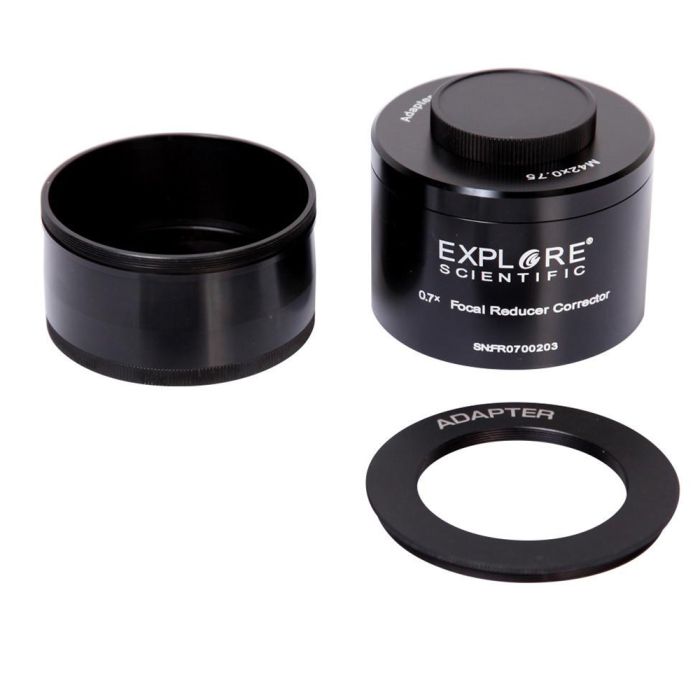 Telescope-Reducers & Correctors-Explore Scientific 3″ Field Flattener & .7X Focal Reducer 2 Telescope-Reducers & Correctors-Explore Scientific 3" Field Flattener & .7X Focal Reducer - Image 2