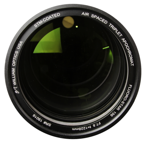 Telescope-Refracting Telescopes-William Optics FLT 156 - 6" f/7.8 Fluorostar APO Triplet Refractor - 3.7" Rack & Pinion Focuser - Red - Image 2