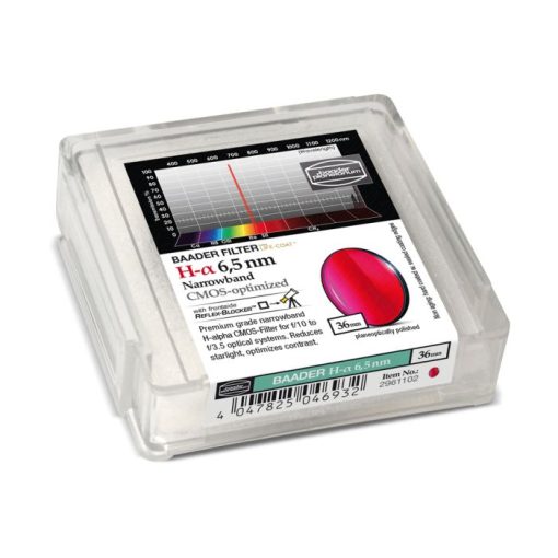 Telescope-Accessories-Baader H-alpha 36 mm Narrowband CMOS Optimized 6.5nm Filter - Image 2