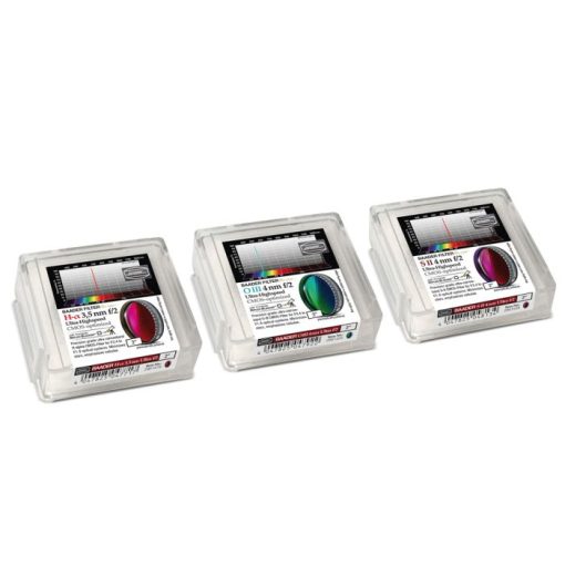 Telescope-Accessories-Baader 3.5/4nm f/2 Ultra-Highspeed 2" CMOS Optimized Filter Set - Ha, OIII, SII - Image 3