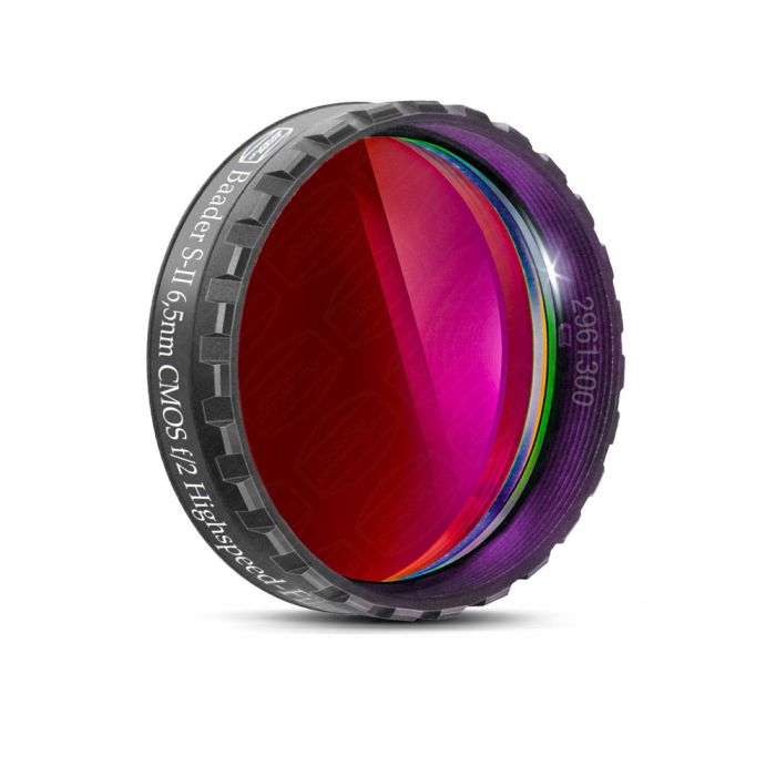 Telescope-Accessories-Baader SII 1.25″ f/2 Highspeed CMOS Optimized 6.5nm Filter Telescope-Accessories-Baader SII 1.25" f/2 Highspeed CMOS Optimized 6.5nm Filter
